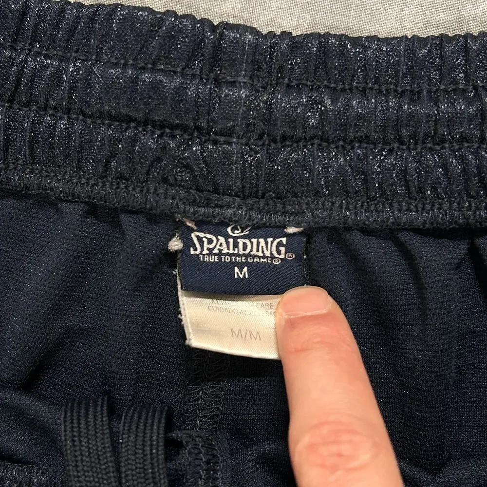 Vintage Y2K Spalding Navy blue basketball shorts mens Medium Athletic Baggy